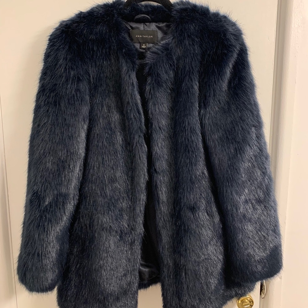 Ann Taylor Faux Fur Coat